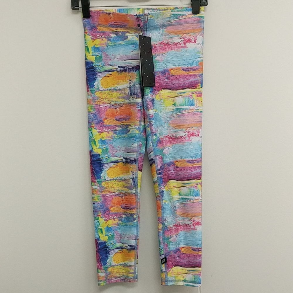 Terez abstract art Capri leggings